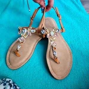 Rhinestone Sandals